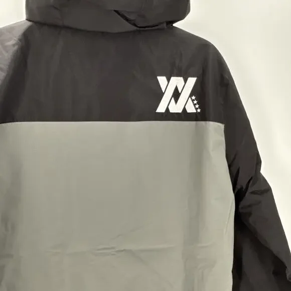 Dixxon Ground Up Hooded Tech Jacket Size L Tall Gray Black New - Picture 7 of 11